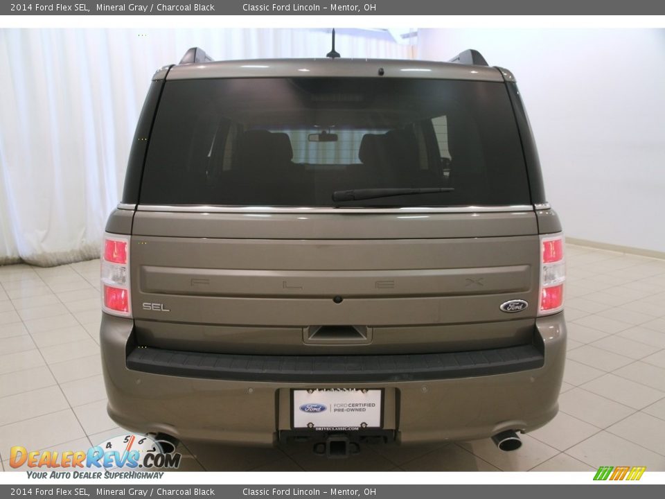 2014 Ford Flex SEL Mineral Gray / Charcoal Black Photo #15
