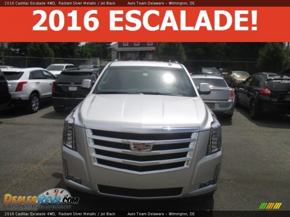2016 Cadillac Escalade 4WD Radiant Silver Metallic / Jet Black Photo #1