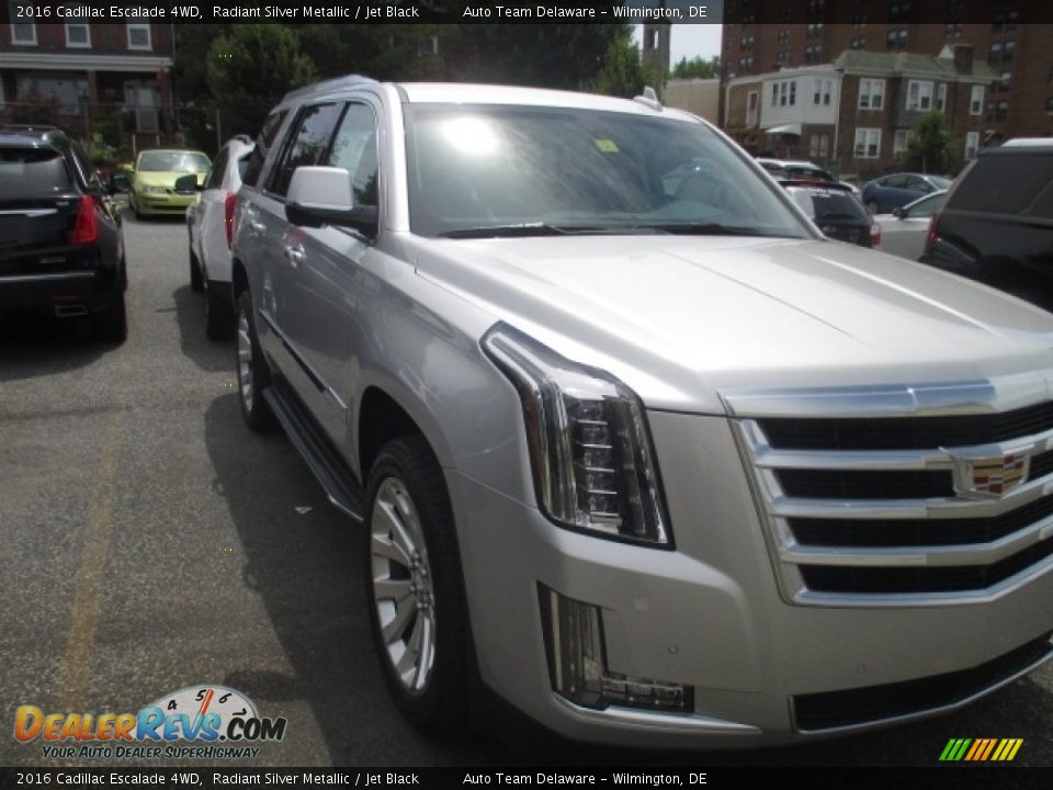 2016 Cadillac Escalade 4WD Radiant Silver Metallic / Jet Black Photo #2