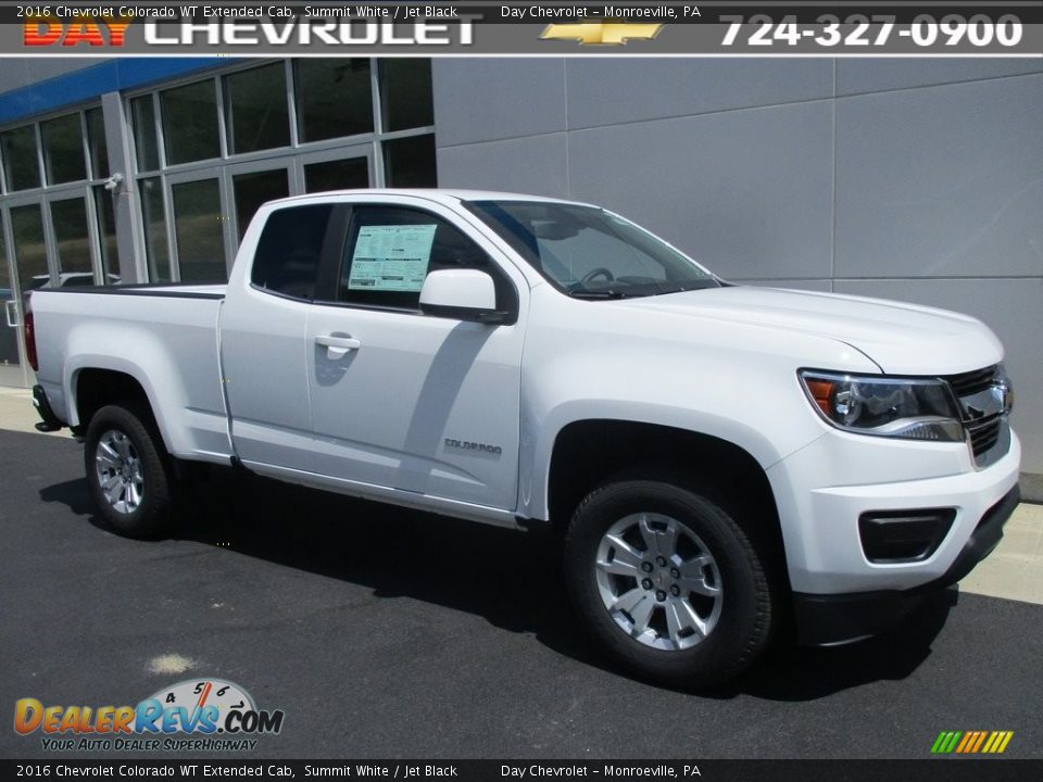 2016 Chevrolet Colorado WT Extended Cab Summit White / Jet Black Photo #1