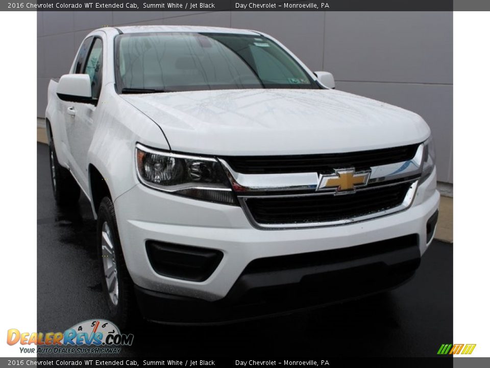 2016 Chevrolet Colorado WT Extended Cab Summit White / Jet Black Photo #2