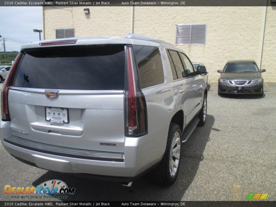 2016 Cadillac Escalade 4WD Radiant Silver Metallic / Jet Black Photo #5