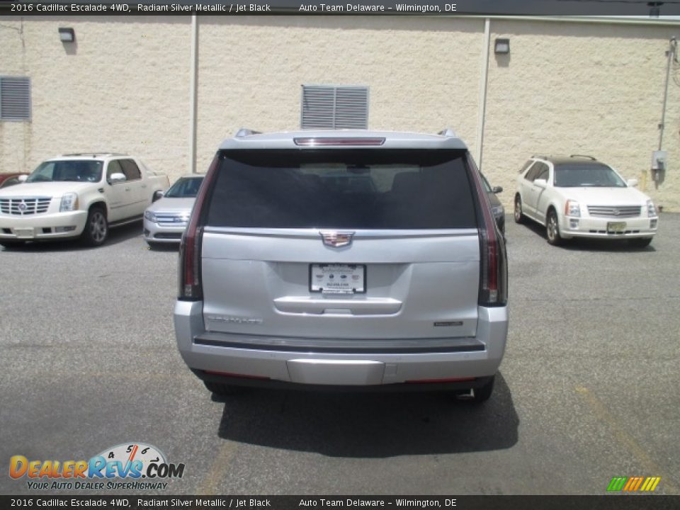 2016 Cadillac Escalade 4WD Radiant Silver Metallic / Jet Black Photo #6