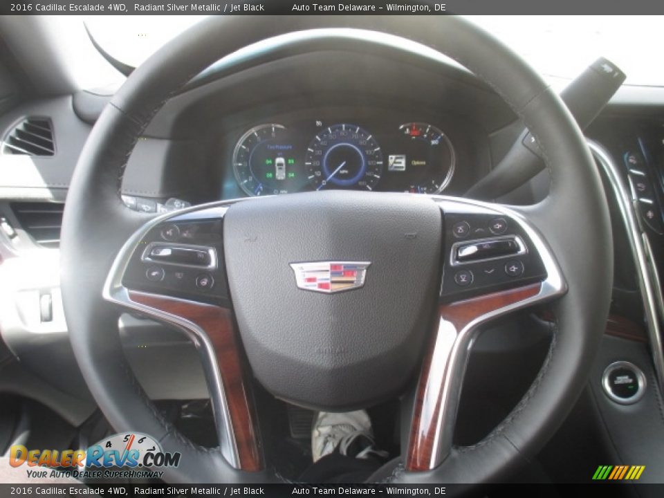 2016 Cadillac Escalade 4WD Radiant Silver Metallic / Jet Black Photo #8
