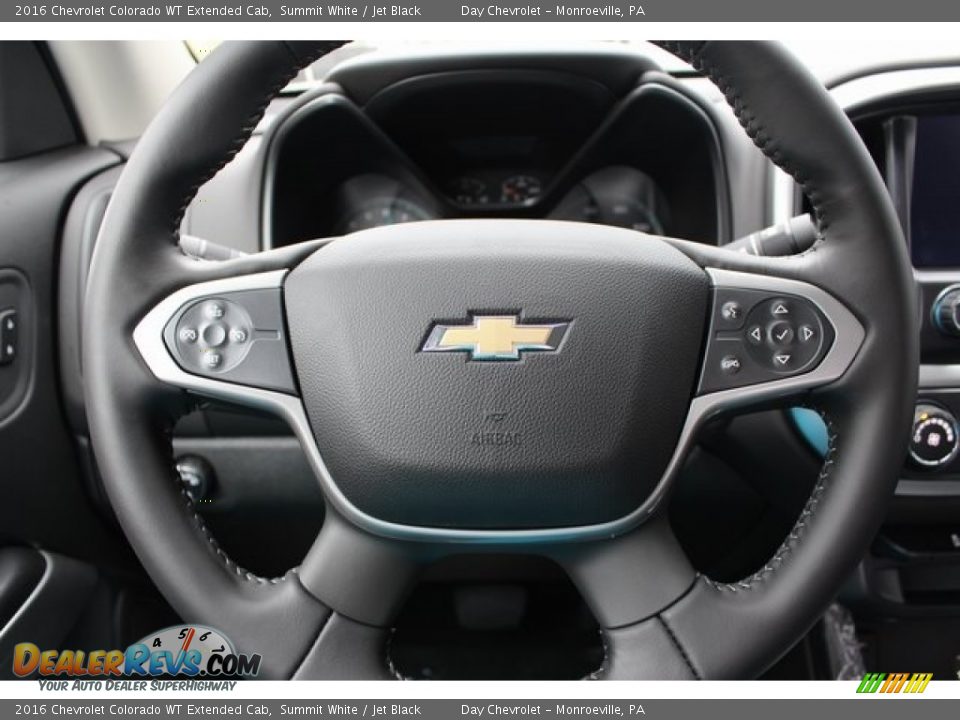 2016 Chevrolet Colorado WT Extended Cab Summit White / Jet Black Photo #19