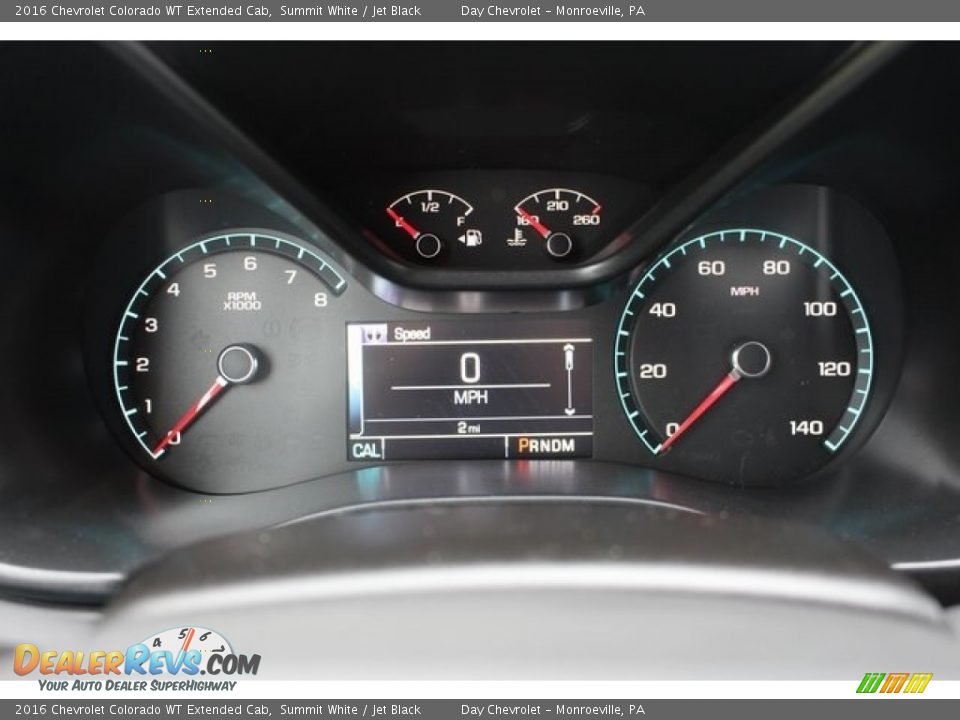 2016 Chevrolet Colorado WT Extended Cab Gauges Photo #22