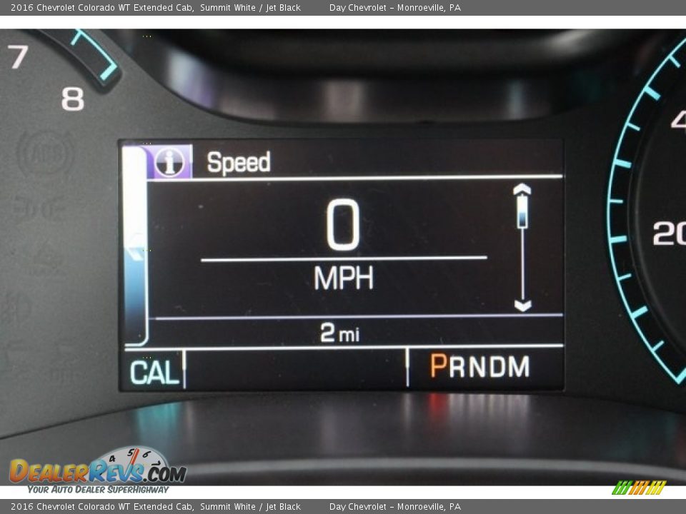2016 Chevrolet Colorado WT Extended Cab Summit White / Jet Black Photo #23