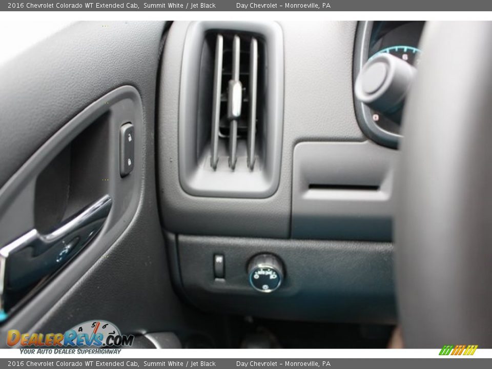 2016 Chevrolet Colorado WT Extended Cab Summit White / Jet Black Photo #24