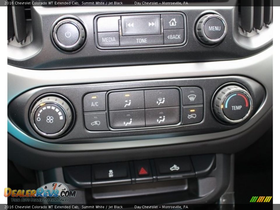 2016 Chevrolet Colorado WT Extended Cab Summit White / Jet Black Photo #34