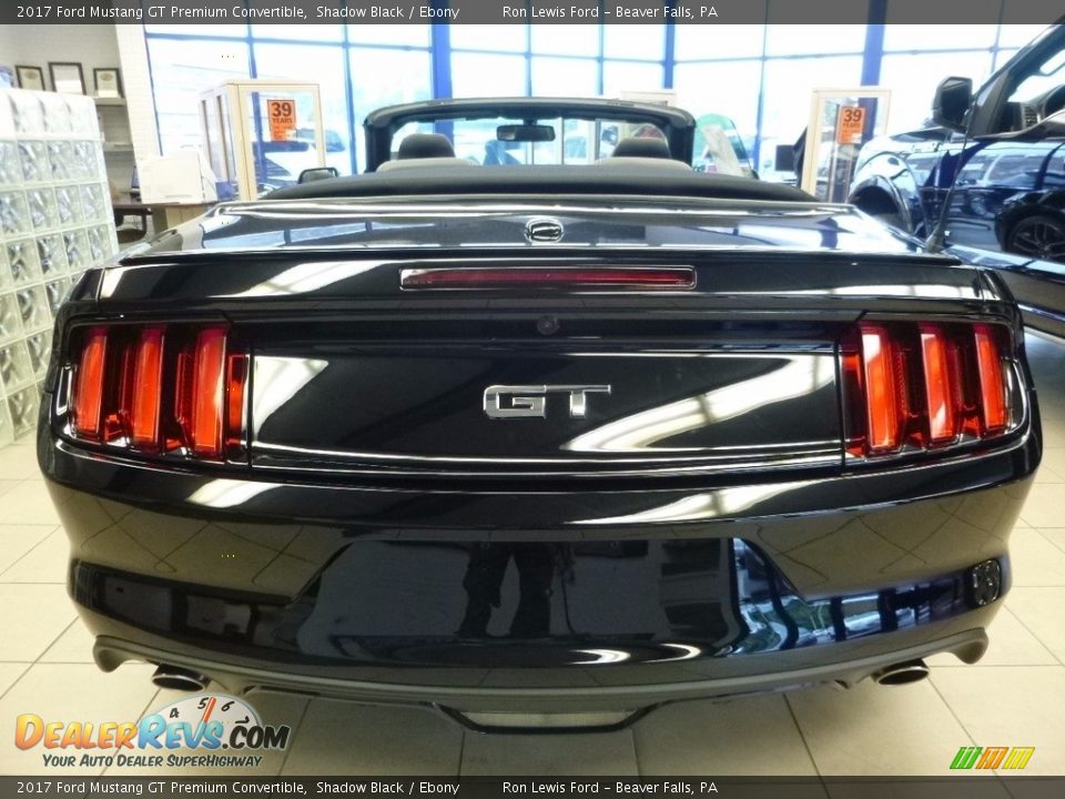 Shadow Black 2017 Ford Mustang GT Premium Convertible Photo #9