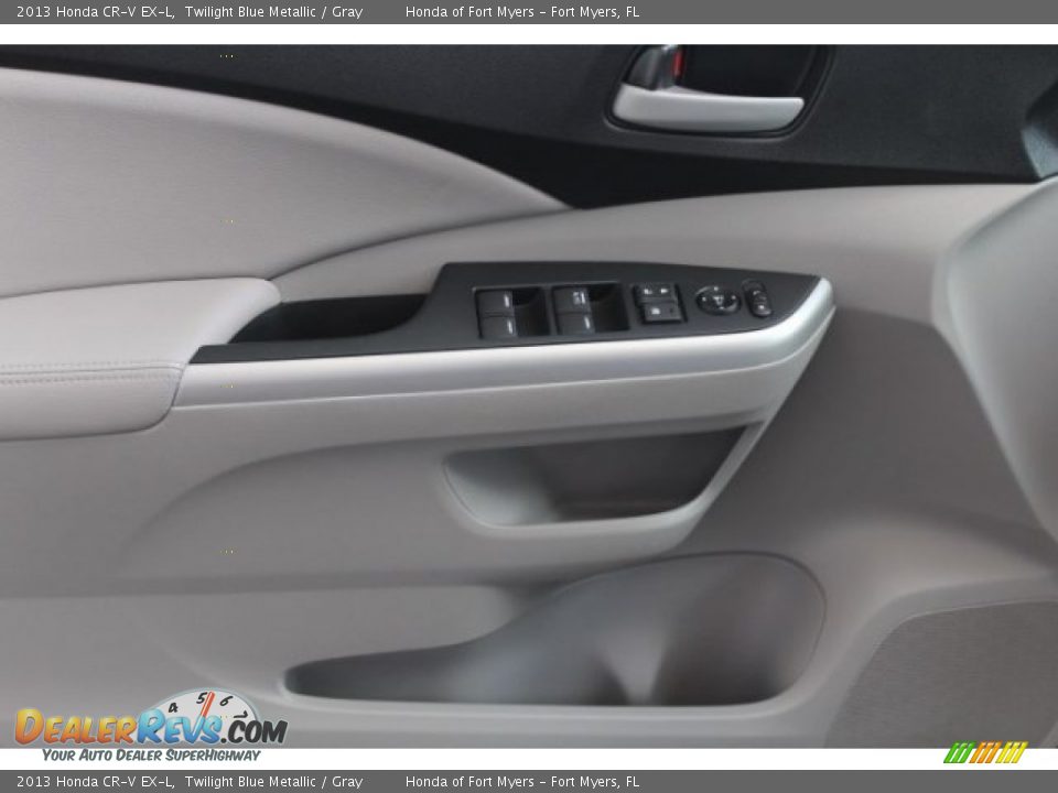 2013 Honda CR-V EX-L Twilight Blue Metallic / Gray Photo #7