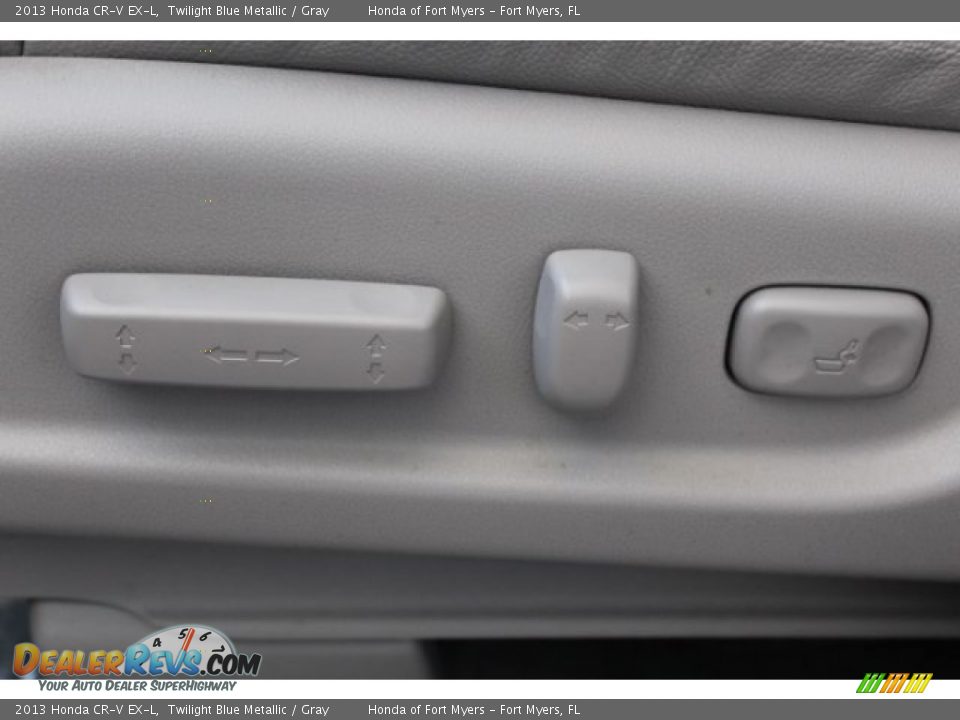 2013 Honda CR-V EX-L Twilight Blue Metallic / Gray Photo #10