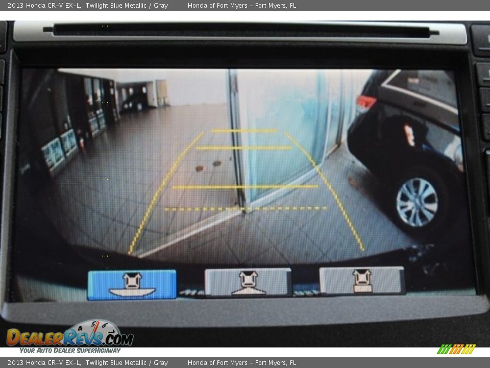 2013 Honda CR-V EX-L Twilight Blue Metallic / Gray Photo #21