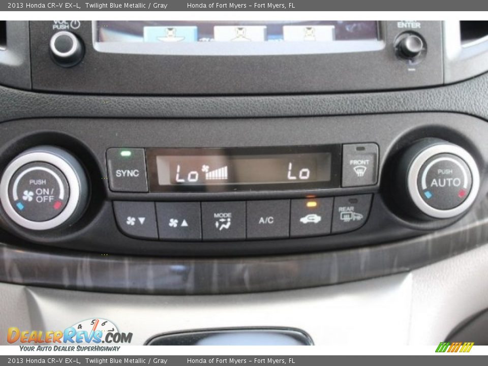 2013 Honda CR-V EX-L Twilight Blue Metallic / Gray Photo #22