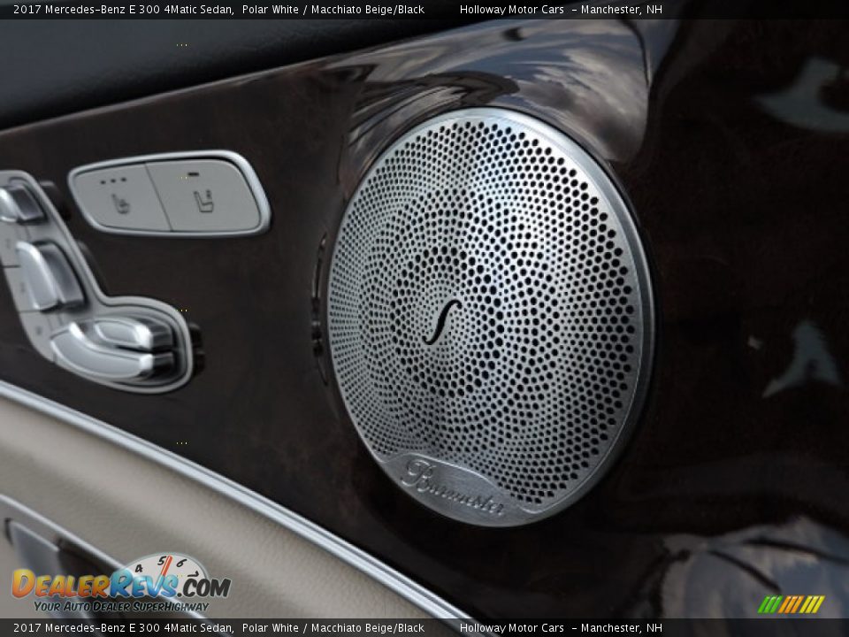 2017 Mercedes-Benz E 300 4Matic Sedan Polar White / Macchiato Beige/Black Photo #10