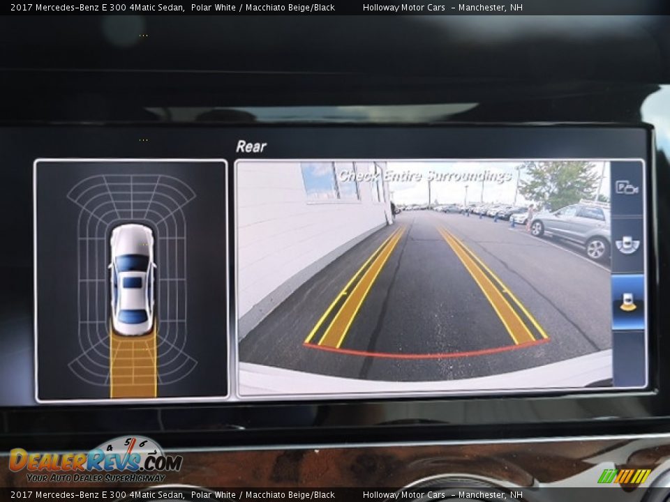 2017 Mercedes-Benz E 300 4Matic Sedan Polar White / Macchiato Beige/Black Photo #14