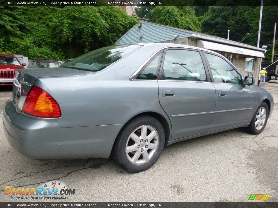 2000 Toyota Avalon XLS Silver Spruce Metallic / Stone Photo #3