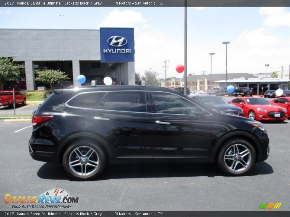 2017 Hyundai Santa Fe Ultimate Becketts Black / Gray Photo #5