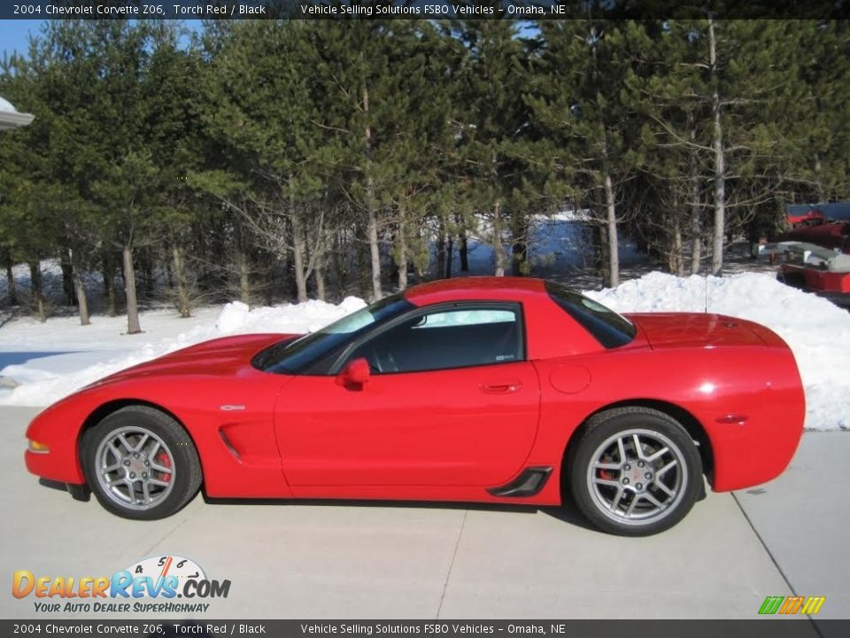 2004 Chevrolet Corvette Z06 Torch Red / Black Photo #3