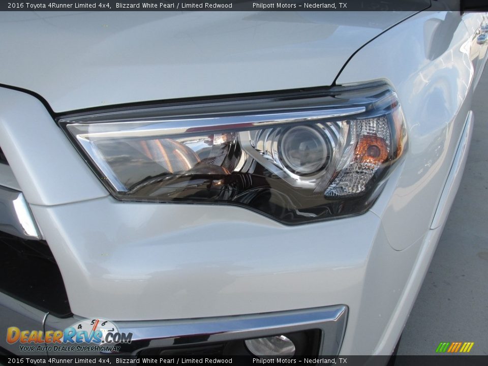2016 Toyota 4Runner Limited 4x4 Blizzard White Pearl / Limited Redwood Photo #9