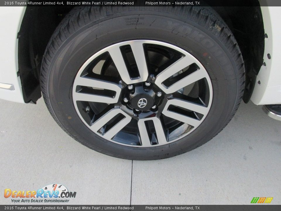 2016 Toyota 4Runner Limited 4x4 Blizzard White Pearl / Limited Redwood Photo #11