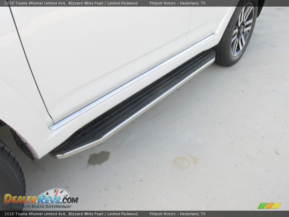 2016 Toyota 4Runner Limited 4x4 Blizzard White Pearl / Limited Redwood Photo #12