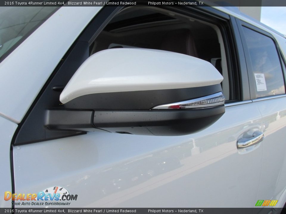 2016 Toyota 4Runner Limited 4x4 Blizzard White Pearl / Limited Redwood Photo #13