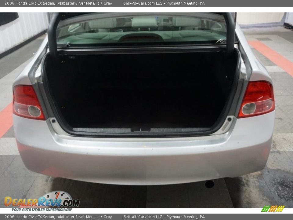 2006 Honda Civic EX Sedan Alabaster Silver Metallic / Gray Photo #20