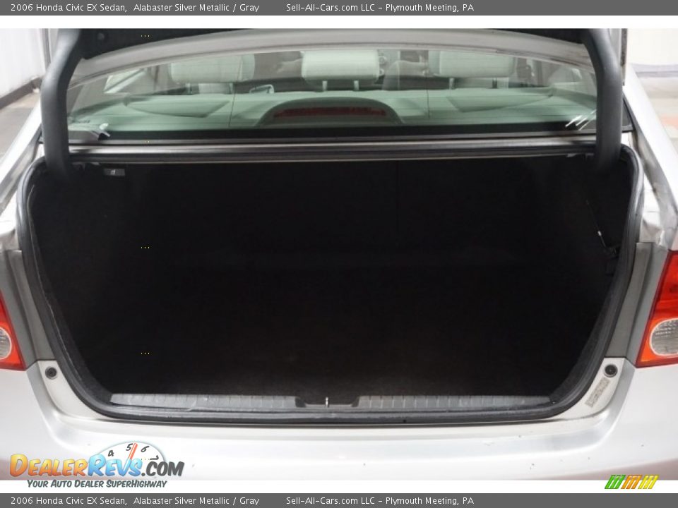2006 Honda Civic EX Sedan Alabaster Silver Metallic / Gray Photo #21