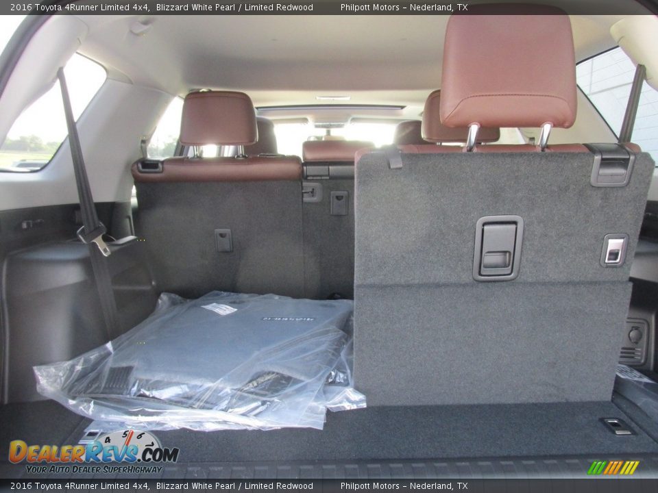 2016 Toyota 4Runner Limited 4x4 Blizzard White Pearl / Limited Redwood Photo #16