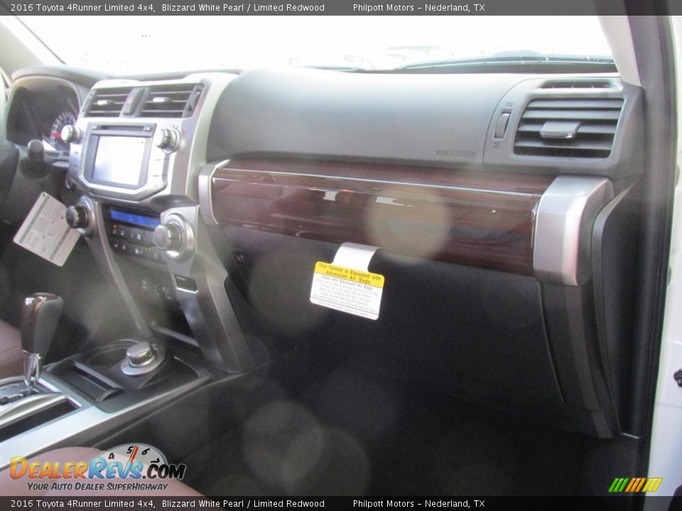 2016 Toyota 4Runner Limited 4x4 Blizzard White Pearl / Limited Redwood Photo #17