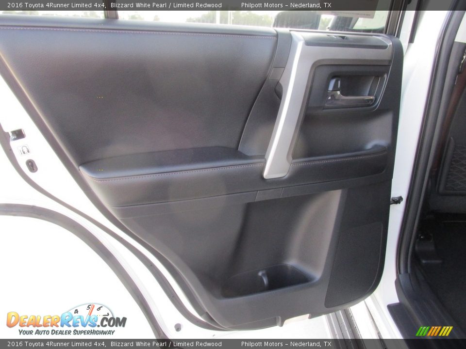 2016 Toyota 4Runner Limited 4x4 Blizzard White Pearl / Limited Redwood Photo #18