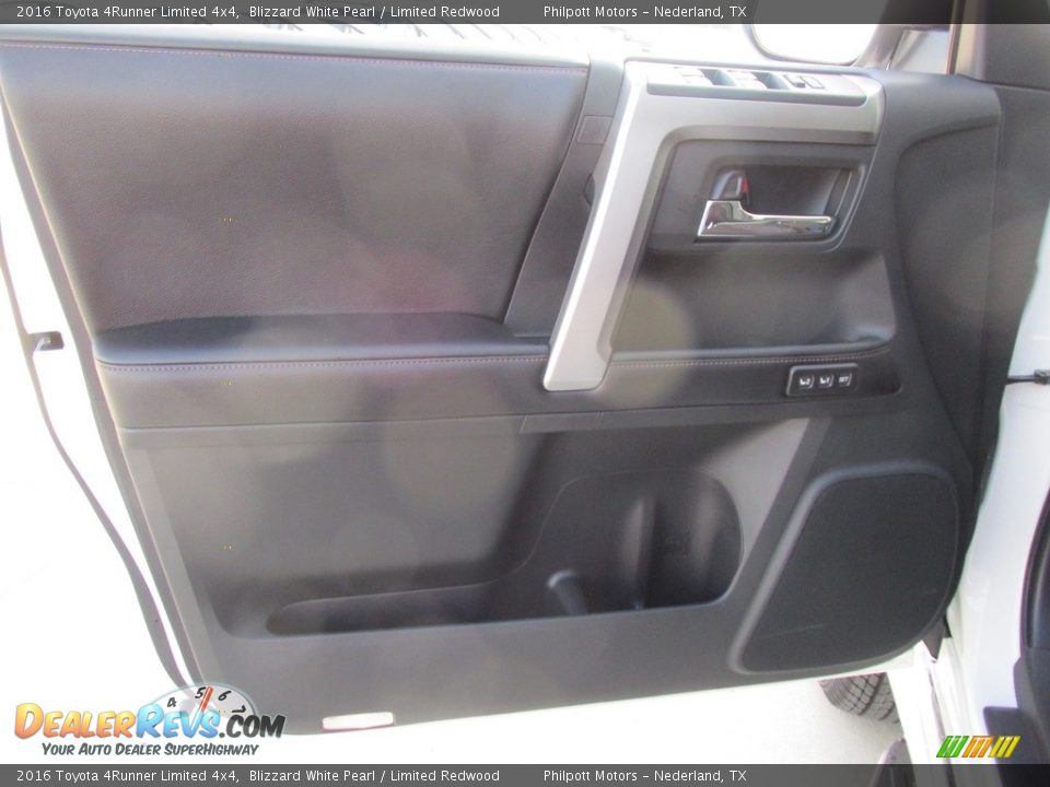 2016 Toyota 4Runner Limited 4x4 Blizzard White Pearl / Limited Redwood Photo #20