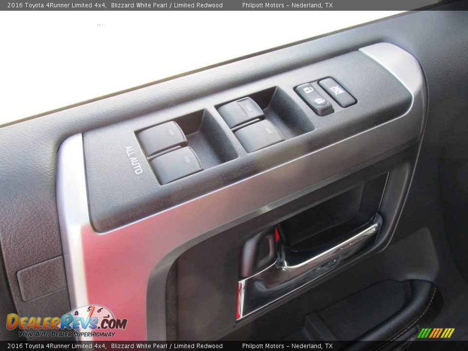 2016 Toyota 4Runner Limited 4x4 Blizzard White Pearl / Limited Redwood Photo #21