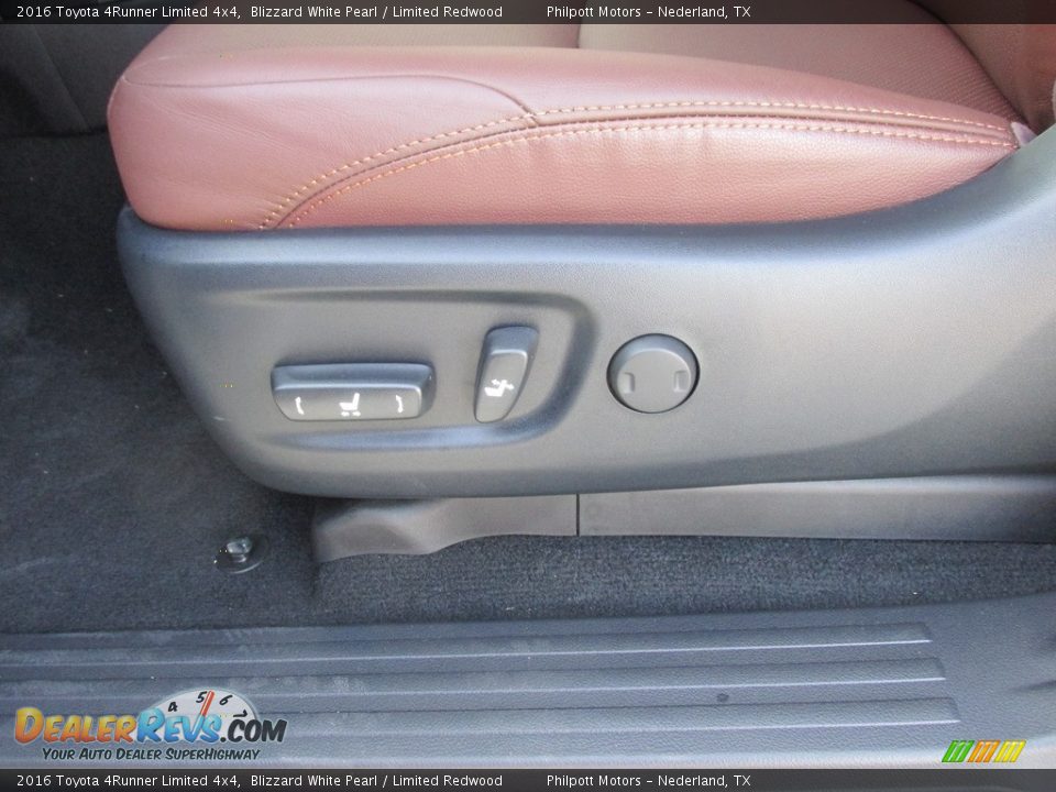 2016 Toyota 4Runner Limited 4x4 Blizzard White Pearl / Limited Redwood Photo #23