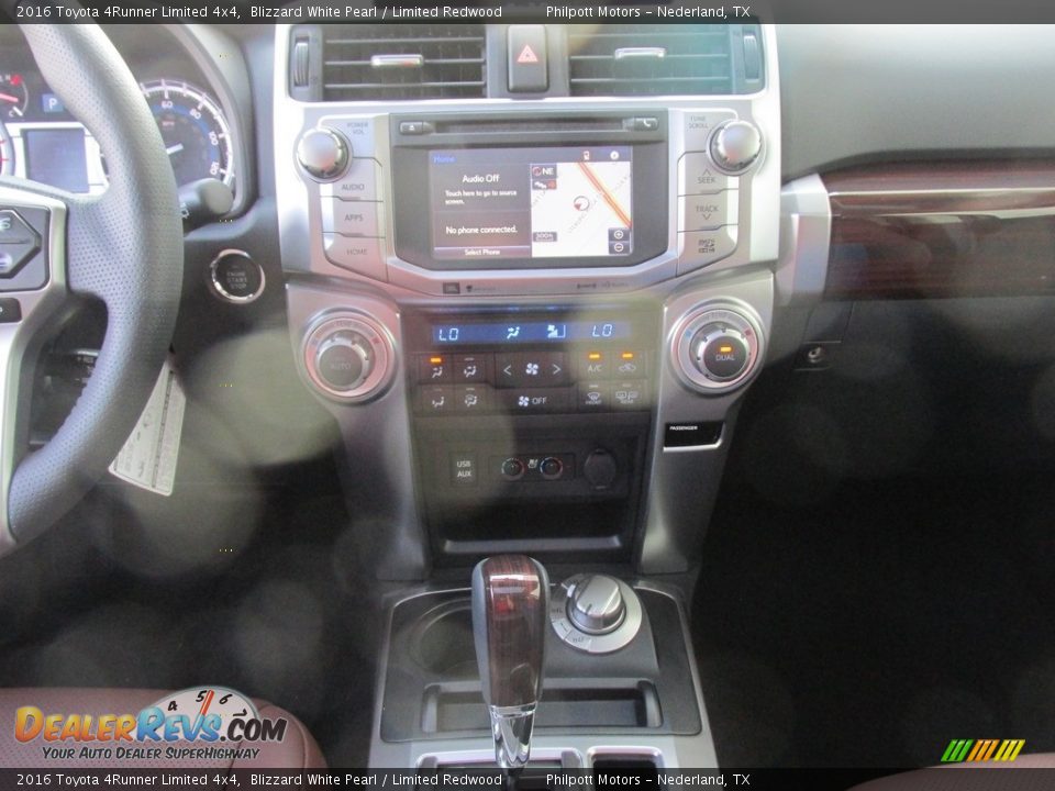 2016 Toyota 4Runner Limited 4x4 Blizzard White Pearl / Limited Redwood Photo #26