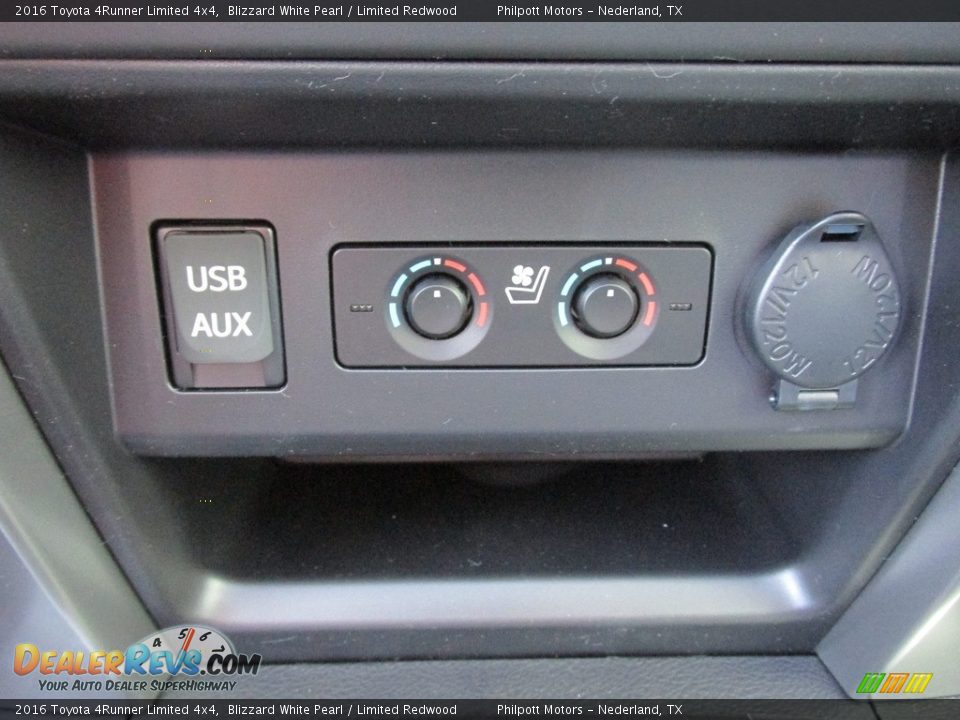 2016 Toyota 4Runner Limited 4x4 Blizzard White Pearl / Limited Redwood Photo #29