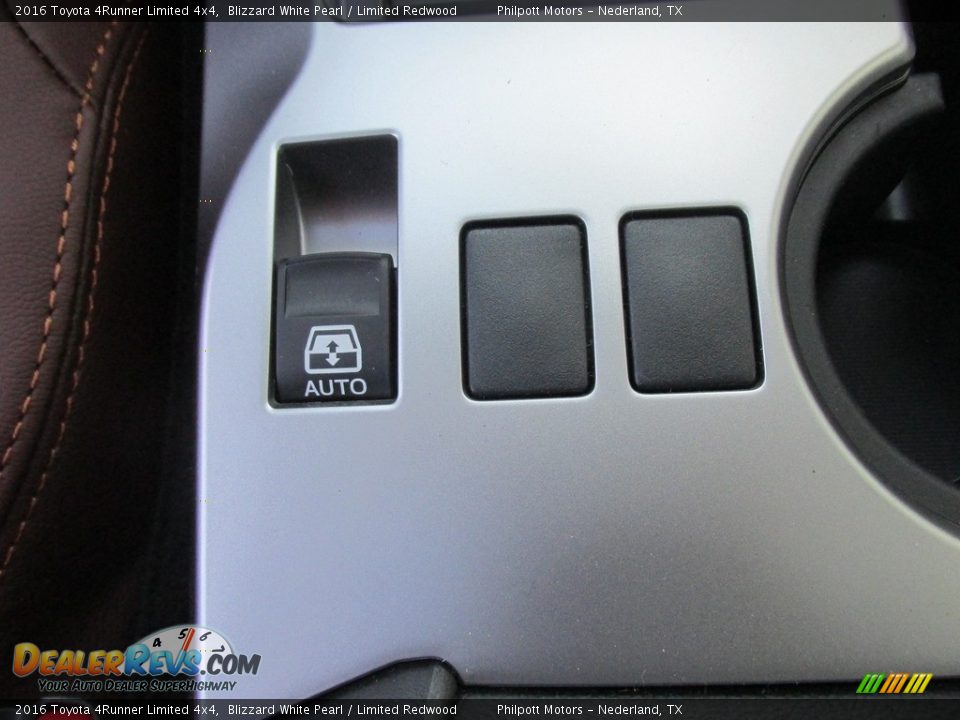 2016 Toyota 4Runner Limited 4x4 Blizzard White Pearl / Limited Redwood Photo #32