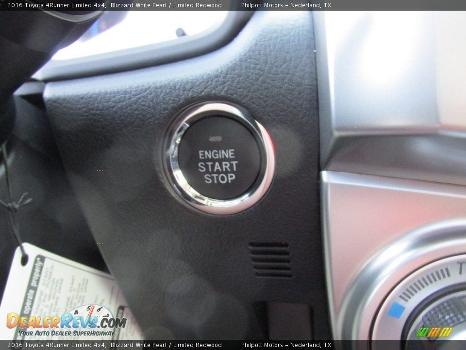 2016 Toyota 4Runner Limited 4x4 Blizzard White Pearl / Limited Redwood Photo #33