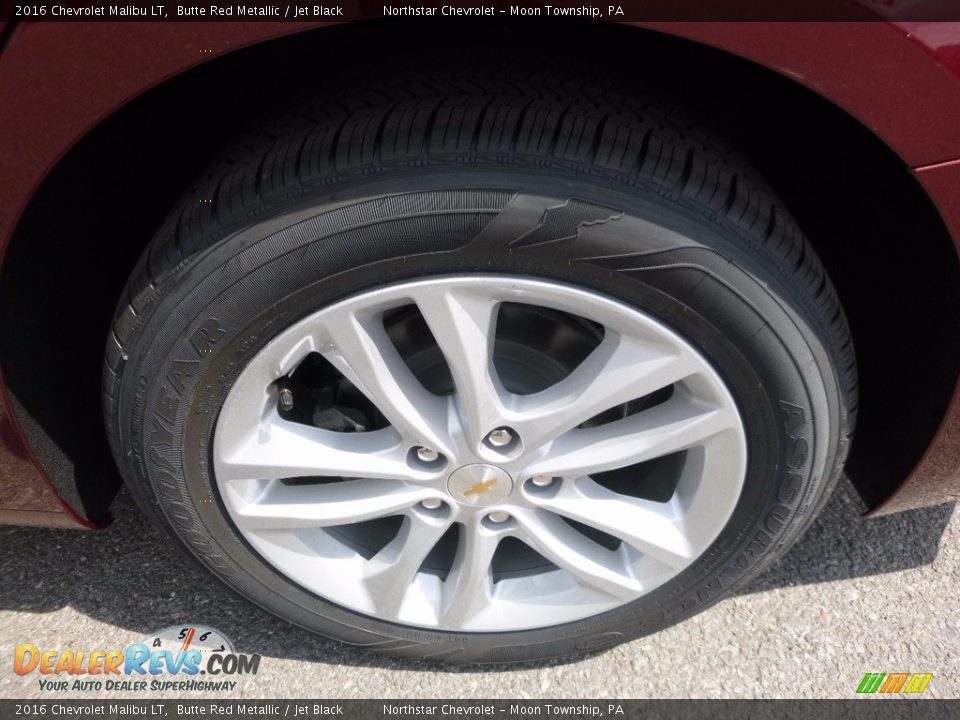 2016 Chevrolet Malibu LT Butte Red Metallic / Jet Black Photo #9