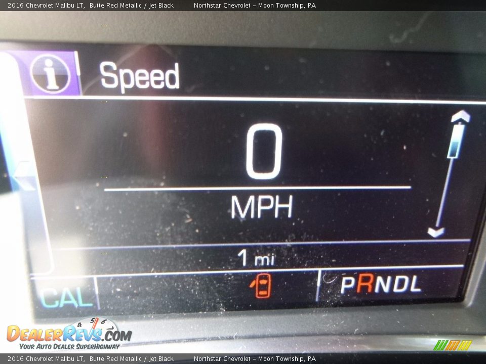 2016 Chevrolet Malibu LT Butte Red Metallic / Jet Black Photo #20