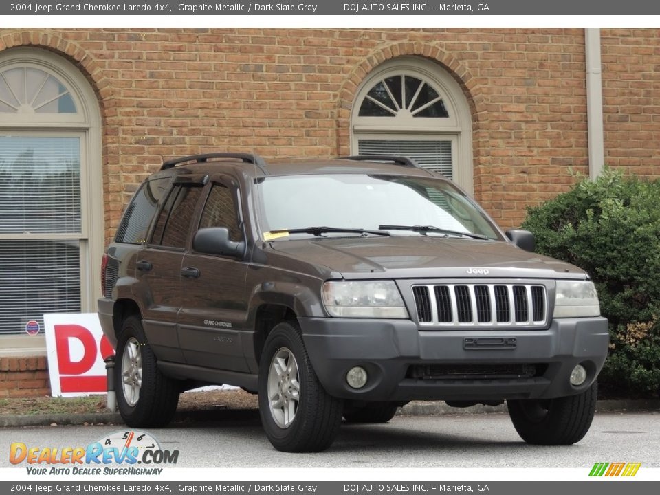 2004 Jeep Grand Cherokee Laredo 4x4 Graphite Metallic / Dark Slate Gray Photo #2