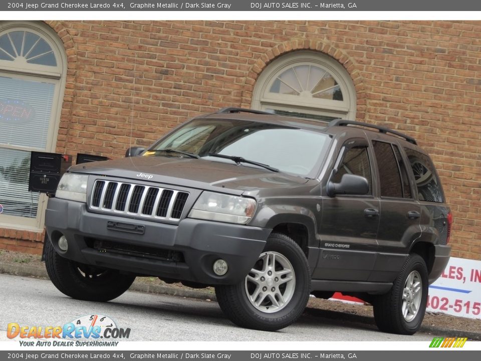2004 Jeep Grand Cherokee Laredo 4x4 Graphite Metallic / Dark Slate Gray Photo #3