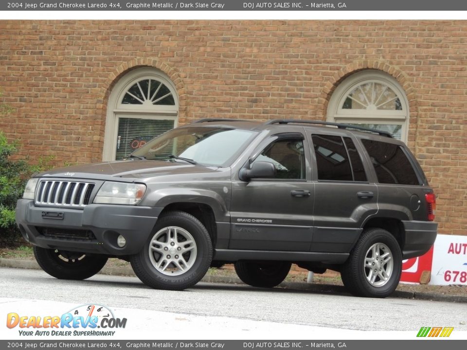 2004 Jeep Grand Cherokee Laredo 4x4 Graphite Metallic / Dark Slate Gray Photo #4