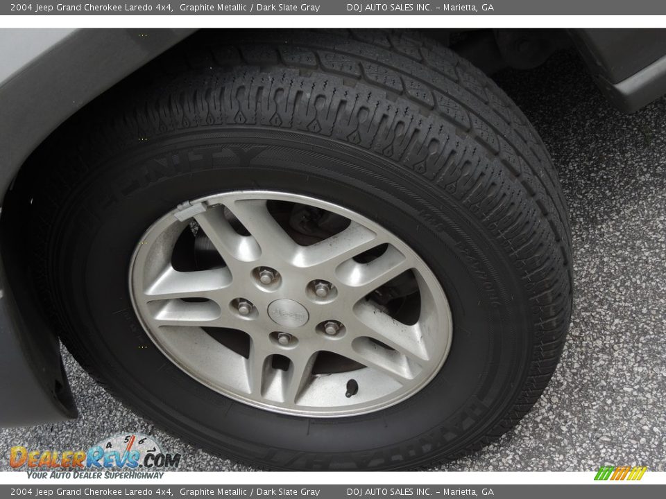 2004 Jeep Grand Cherokee Laredo 4x4 Graphite Metallic / Dark Slate Gray Photo #5
