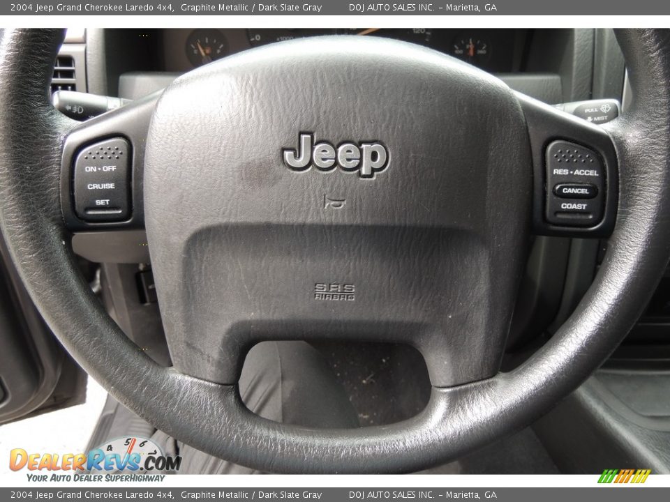 2004 Jeep Grand Cherokee Laredo 4x4 Graphite Metallic / Dark Slate Gray Photo #8