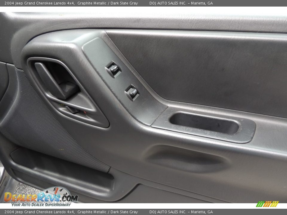 2004 Jeep Grand Cherokee Laredo 4x4 Graphite Metallic / Dark Slate Gray Photo #14