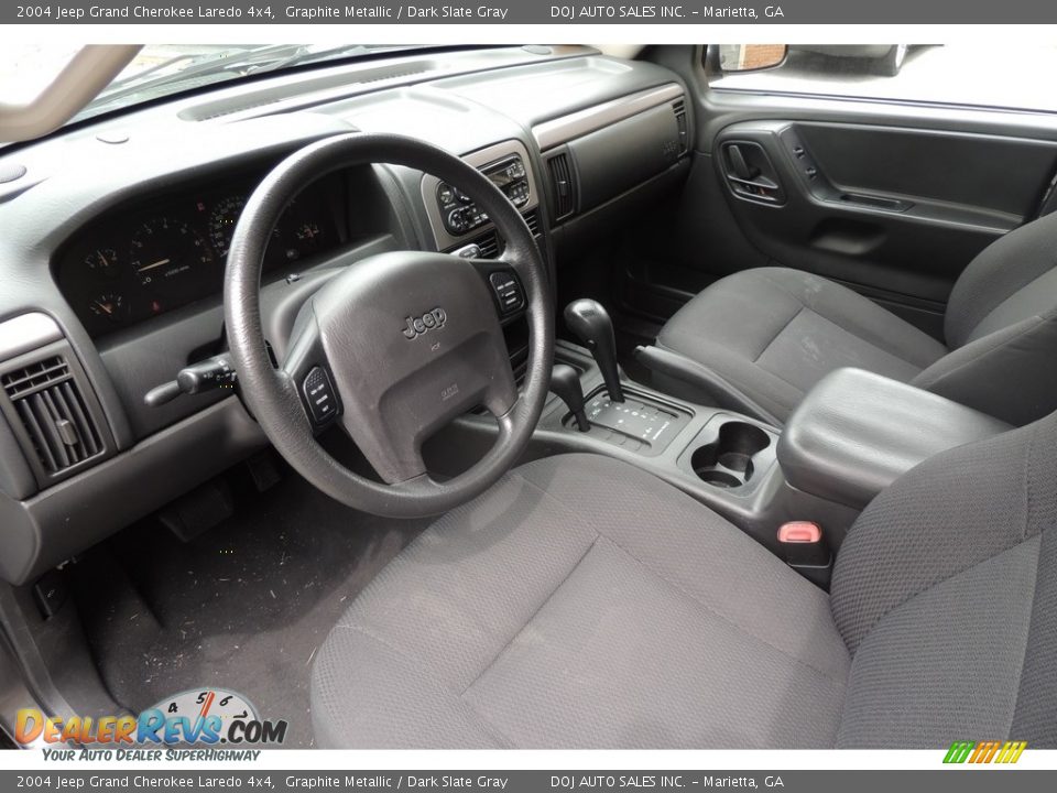 2004 Jeep Grand Cherokee Laredo 4x4 Graphite Metallic / Dark Slate Gray Photo #15