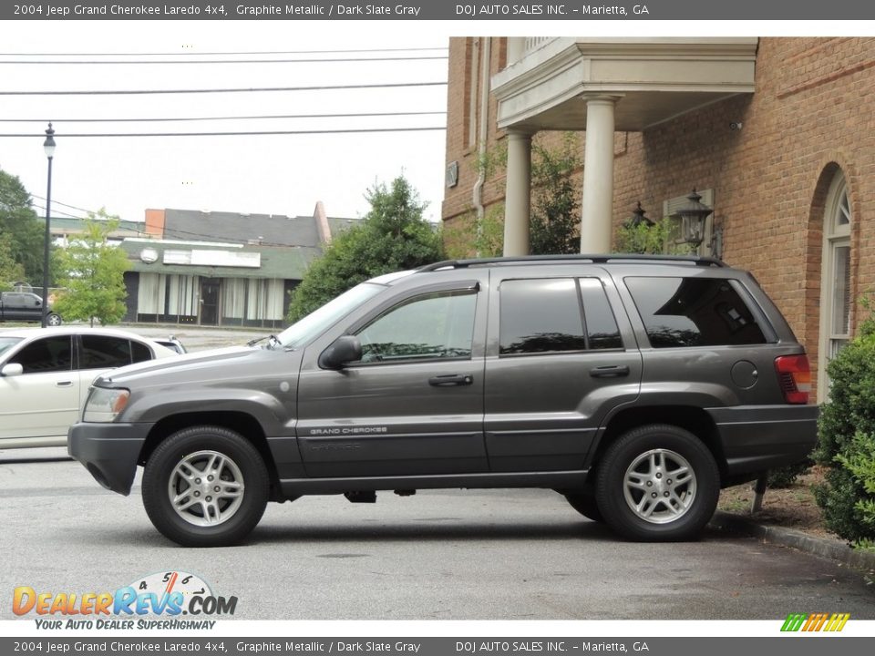 2004 Jeep Grand Cherokee Laredo 4x4 Graphite Metallic / Dark Slate Gray Photo #16