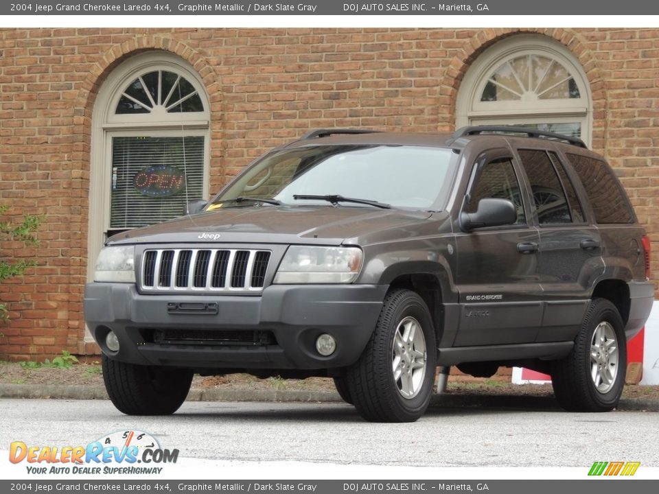 2004 Jeep Grand Cherokee Laredo 4x4 Graphite Metallic / Dark Slate Gray Photo #17